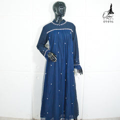 GAMIS OZIAS BROKAT 09496 LD 105 I Gamis Kondangan Simpel I Gamis Wisuda Wanita