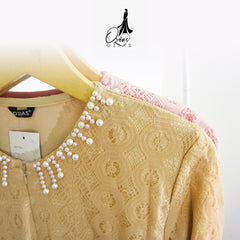 GAMIS OZIAS BROKAT 09503 LD 105 I Gamis Kondangan Fashion I Gamis Kondangan Busui Nyaman