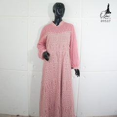 GAMIS OZIAS BROKAT 09537 LD 105 I Gamis Kondangan Wanita I Gamis Simpel Remaja