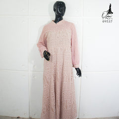GAMIS OZIAS BROKAT 09537 LD 105 I Gamis Kondangan Wanita I Gamis Simpel Remaja