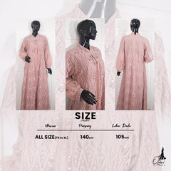 GAMIS OZIAS BROKAT CORNELI 09553 LD 105 | Gamis Pesta Wisuda | Gamis Mewah