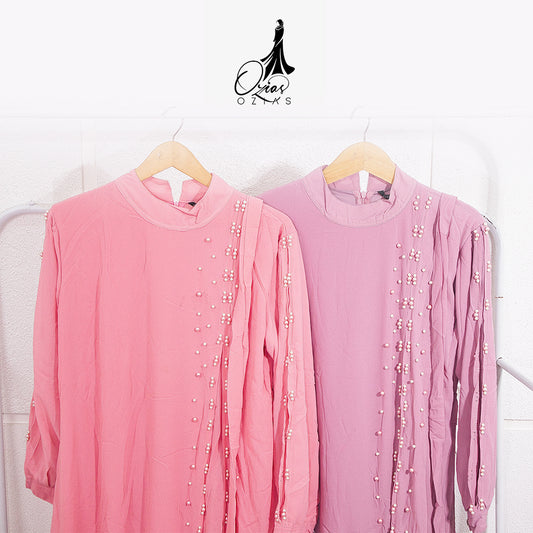 GAMIS OZIAS BROKAT 09558 LD 105 I Gamis Kondangan Pesta I Gamis Muslimah Cantik
