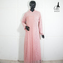 GAMIS OZIAS BROKAT 09559 LD 105 I Gamis Kondangan Simpel I Gamis Fashion Muslimah
