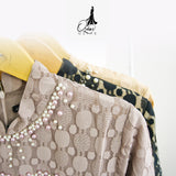 GAMIS OZIAS BROKAT TILE 09562 LD 105 I Gamis Kondangan Mewah I Gamis Pesta Tangan Balon Nyaman