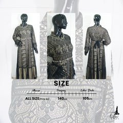 GAMIS OZIAS BROKAT 09580 LD 105 I Gamis Kondangan Simpel I Gamis Fashion Muslimah