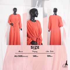 GAMIS OZIAS CERUTY 09592 LD 105 I Gamis Casual Remaja I Gamis Kondangan Wanita