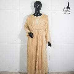 GAMIS OZIAS BROKAT 09575 LD 105 I Gamis Kondangan Simpel I Gamis Fashion Muslimah Wanita