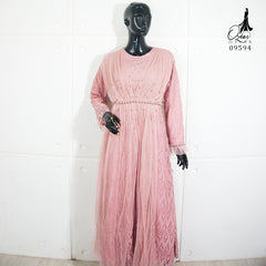 GAMIS OZIAS BROKAT 09594 LD 105 I Gamis Fashion Muslimah I Gamis Pesta Remaja Nyaman Panjang