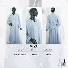 GAMIS OZIAS SIFON CERUTY 09612 LD 105 I Gamis Kondangan Simpel I Gamis Fashion Muslimah