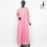 Ozias - Gamis Brokat 09673 LD 105 I Gamis Cantik Wanita I Gamis Kondangan Mewah
