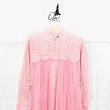 Ozias - Gamis Brokat 09673 LD 105 I Gamis Cantik Wanita I Gamis Kondangan Mewah