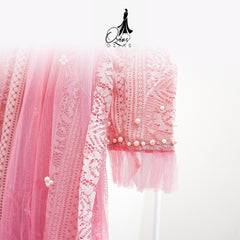 GAMIS OZIAS BROKAT 09677 LD 105 I Gamis Kondangan Simpel I Gamis Casual Remaja Nyaman