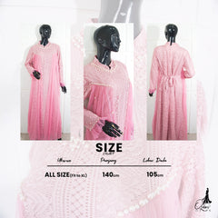 GAMIS OZIAS BROKAT 09677 LD 105 I Gamis Kondangan Simpel I Gamis Casual Remaja Nyaman