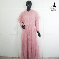 GAMIS OZIAS BROKAT 09714 LD 105 I Gamis Kondangan Simpel I Gamis Fashion Muslimah