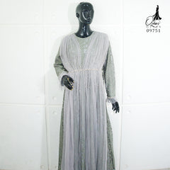 GAMIS OZIAS BROKAT LILY 09751 LD 105 I Gamis Kondangan Cantik I Fashion Remaja Muslimah Nyaman Panjang