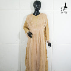 GAMIS OZIAS BROKAT LILY 09751 LD 105 I Gamis Kondangan Cantik I Fashion Remaja Muslimah Nyaman Panjang