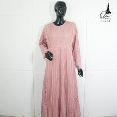 GAMIS OZIAS BROKAT LILY 09751 LD 105 I Gamis Kondangan Cantik I Fashion Remaja Muslimah Nyaman Panjang