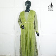 GAMIS OZIAS BROKAT LILY 09751 LD 105 I Gamis Kondangan Cantik I Fashion Remaja Muslimah Nyaman Panjang