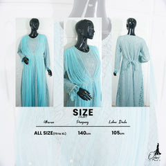 GAMIS OZIAS BROKAT LILY 09751 LD 105 I Gamis Kondangan Cantik I Fashion Remaja Muslimah Nyaman Panjang