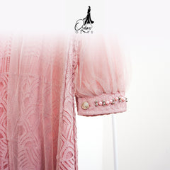 GAMIS OZIAS BROKAT BALIYA 09814 LD 105 I Gamis Fashion Kondangan I Busana Muslimah Busui Friendly Nyaman Santai