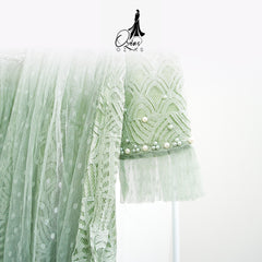 GAMIS OZIAS BROKAT BALIYA 09817 LD 105 I Gamis Wanita Cantik I Gamis Wanita Muslimah Busui Friendly Nyaman Panjang