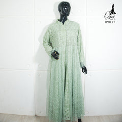 GAMIS OZIAS BROKAT BALIYA 09817 LD 105 I Gamis Wanita Cantik I Gamis Wanita Muslimah Busui Friendly Nyaman Panjang