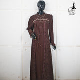 GAMIS OZIAS BROKAT 10017 LD 105 I Gamis Kondangan Mewah I Gamis Pesta