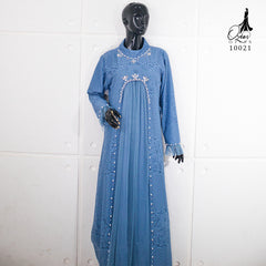 GAMIS OZIAS BROKAT 10021 LD 105 I Gamis Kondangan Wanita I Gamis Fashion Casual