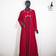 GAMIS OZIAS BROKAT 10021 LD 105 I Gamis Kondangan Wanita I Gamis Fashion Casual
