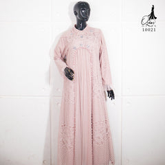 GAMIS OZIAS BROKAT 10021 LD 105 I Gamis Kondangan Wanita I Gamis Fashion Casual