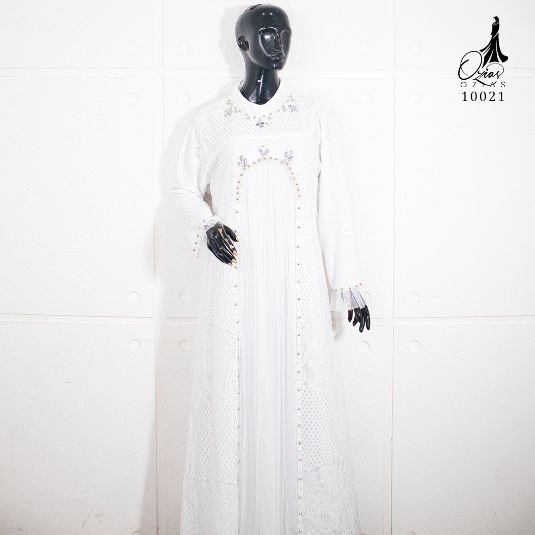 GAMIS OZIAS BROKAT 10021 LD 105 I Gamis Kondangan Wanita I Gamis Fashion Casual