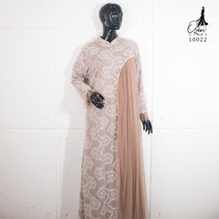 GAMIS OZIAS BROKAT INAYA TEREZA 10022 LD 105 I Gamis Kondangan Wanita I Gamis Fashion Casual