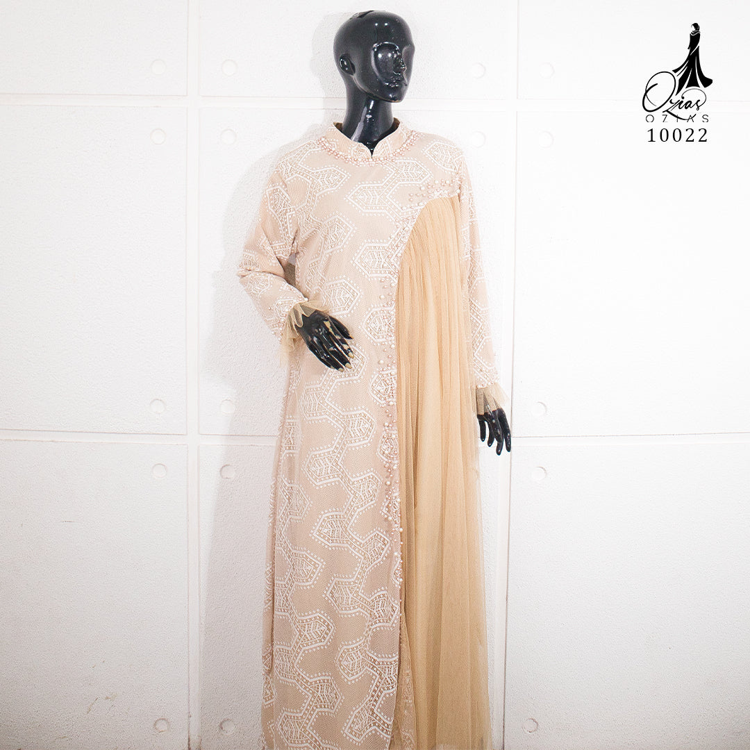GAMIS OZIAS BROKAT INAYA TEREZA 10022 LD 105 I Gamis Kondangan Wanita I Gamis Fashion Casual