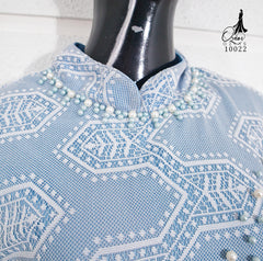 GAMIS OZIAS BROKAT INAYA TEREZA 10022 LD 105 I Gamis Kondangan Wanita I Gamis Fashion Casual