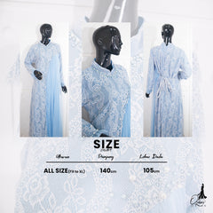 GAMIS OZIAS BROKAT INAYA TEREZA 10023 LD 105 I Gamis Kondangan Cantik I Gamis Casual Muslimah