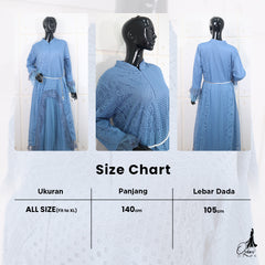 GAMIS OZIAS BROKAT ALYA 10025 LD 105 I Gamis Kondangan Wanita I Gamis Casual Lebaran I Ga mis Bini Orang