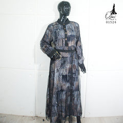 GAMIS OZIAS VISCOSE 01524 LD 105 I Gamis Pesta Simpel I Gamis Fashion Muslimah  Nyaman Panjang