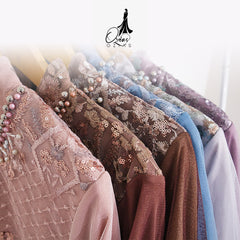 GAMIS OZIAS TILE 07251 LD 105 I Gamis Kondangan Wanita I Gamis Fashion Casual