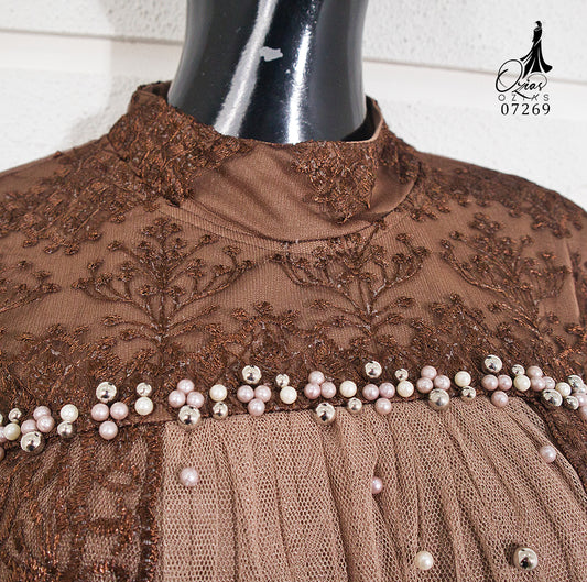 GAMIS OZIAS TILE 07269 LD 105 I Gamis Tile Premium I Gamis Kondangan Mewah