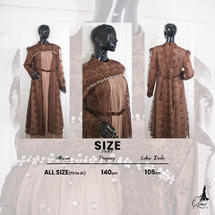 GAMIS OZIAS TILE 07269 LD 105 I Gamis Tile Premium I Gamis Kondangan Mewah