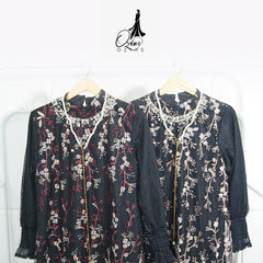 GAMIS OZIAS TILE 07281 LD 105 I Gamis Kondangan Wanita I Gamis Fashion Casual