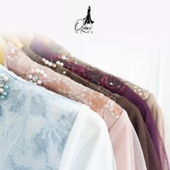 GAMIS OZIAS TILE SPANGLE 07307 LD 105 120 I Gamis Kondangan Wanita I Gamis Fashion Casual 2XL