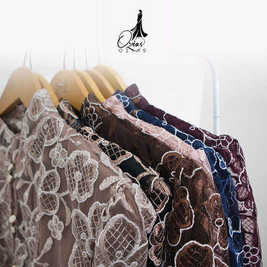 GAMIS OZIAS TILE 07339 LD 105 I Gamis Kondangan Casual I Gamis Cantik Lebaran