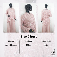 GAMIS OZIAS TILE 07339 LD 105 I Gamis Kondangan Casual I Gamis Cantik Lebaran