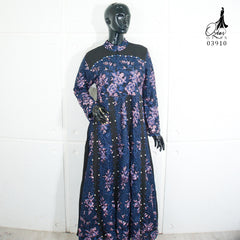 GAMIS OZIAS JETBLACK 03910 LD 105 I Gamis Kondangan Cantik I Gamis Pesta Muslimah Santai Panjang