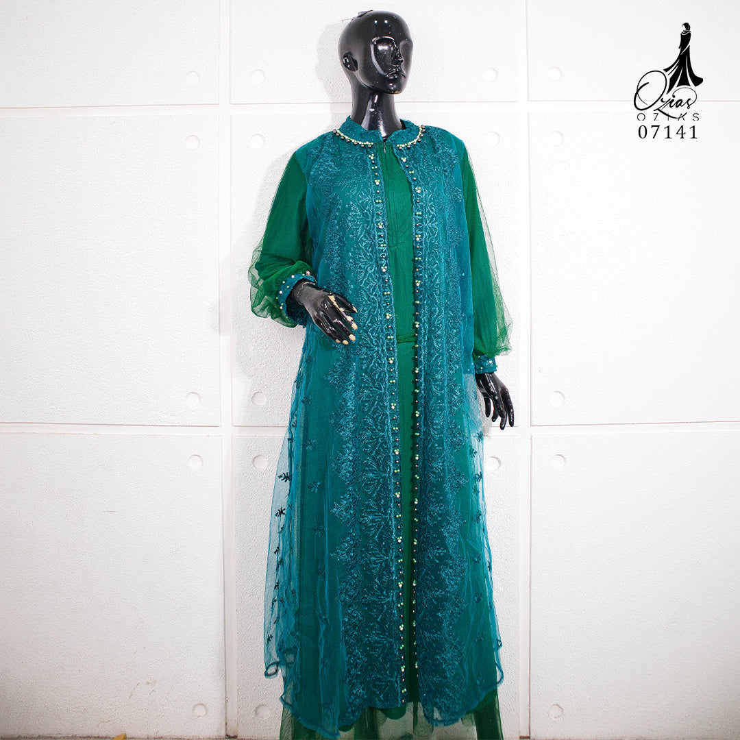 GAMIS OZIAS TILE NAMIRA 07141 LD 105 I Gamis Wanita Wisuda I Gamis Pesta