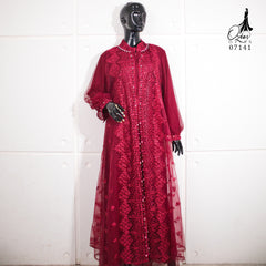 GAMIS OZIAS TILE NAMIRA 07141 LD 105 I Gamis Wanita Wisuda I Gamis Pesta