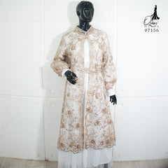 GAMIS OZIAS TILE 07156 LD 105 I Gamis Kondangan Wanita I Gamis Fashion Casual