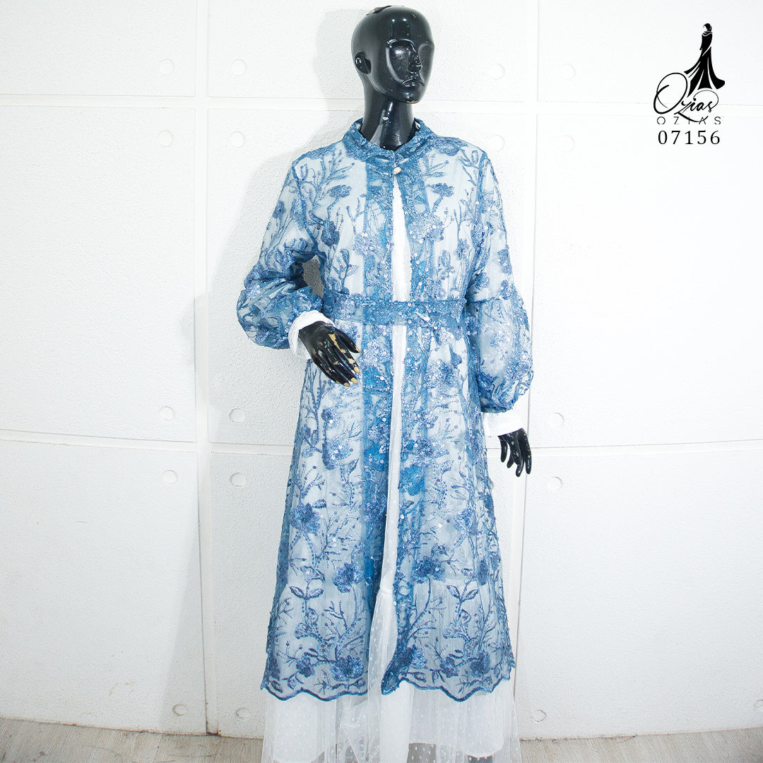 GAMIS OZIAS TILE 07156 LD 105 I Gamis Kondangan Wanita I Gamis Fashion Casual
