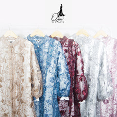 GAMIS OZIAS TILE 07156 LD 105 I Gamis Kondangan Wanita I Gamis Fashion Casual